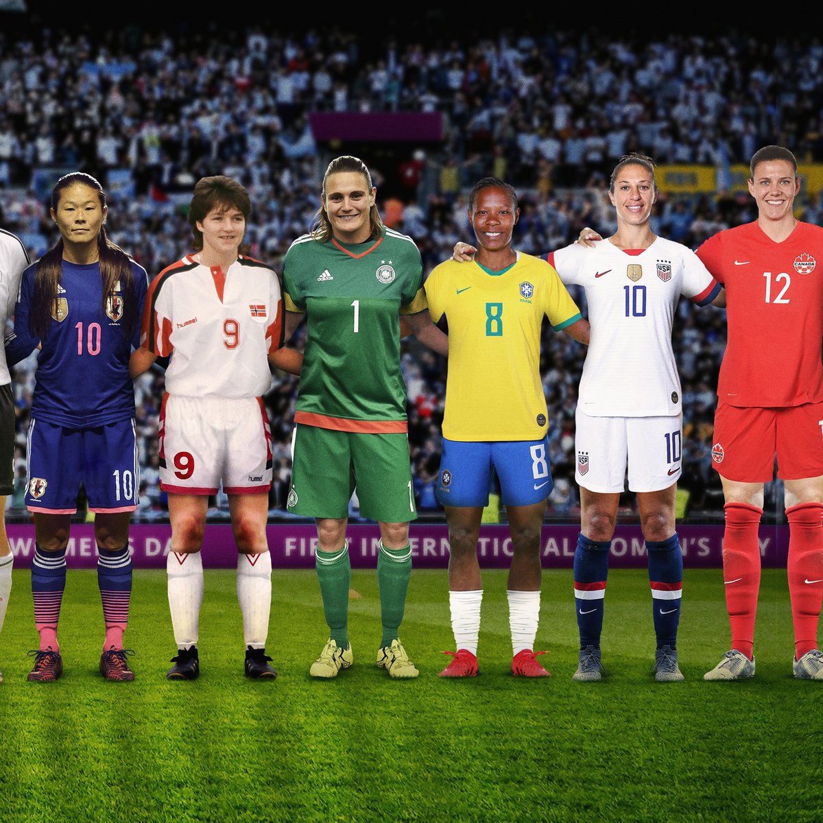 FIFAWWC's tweet photo. Happy #InternationalWomensDay! ✨💜