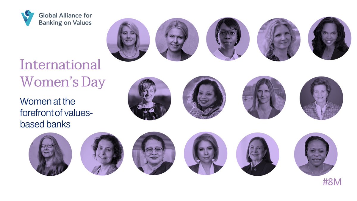 bankingonvalues's tweet photo. For #InternationalWomensDay we spoke to the Women CEOs in our network and asked them how balancing gender representation in the financial industry can build a fairer future for everyone.💜
https://t.co/MVmQKXlfYZ https://t.co/4TaSMkl5bM