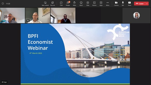 BPFINews's tweet photo. BPFI was delighted to host our Chief Economist webinar for 5th and 6th year business and economics students today, with over 50 schools registered

We were joined by economists from @AIBIreland and @bankofireland who gave presentations on the top economics issues of the day. https://t.co/LDJT1fMAUb