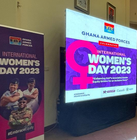 CanHCGhana's tweet photo. 🇨🇦 is thrilled to celebrate another #IWD2023 with @GhArmedForces recognizing their strides towards gender equity and inclusion. We’re proud to be supporting these efforts through our partnership with GAF under the #ElsieInitiative for Women in Peace Operations. #EmbraceEquity https://t.co/CgNOfLm5fk