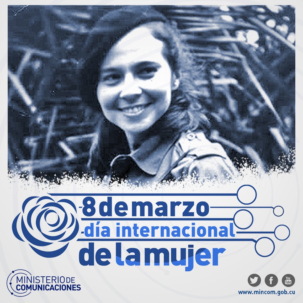 MayraArevich's tweet photo. «…Esta mujer cubana, tan bella, tan heroica, tan abnegada, flor para amar, estrella para mirar, coraza para resistir».José Martí
Muchas felicidades en el #8Marzo a nuestras queridas compañeras del sistema @MINCOMCuba, comprometidas, creadoras, entusiastas, ¡#MujeresEnRevolucion! https://t.co/PibACcmujG