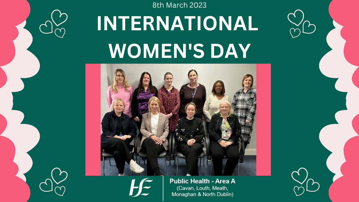 On #InternationalWomensDay, we thank the wonderful women who shape our lives, communities and the inspiring women who work in Public Health and across the <a href="/HSELive/">HSE Ireland</a>.👏

#EmbraceEquity #IWD2023