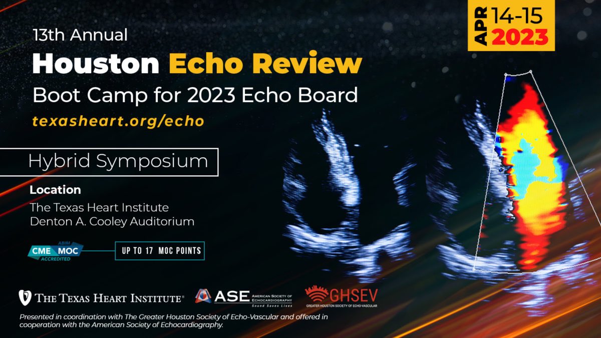 Enrique Garcia-Sayan, MD, FACC, FASE (@egarciasayan) on Twitter photo Taking the ASCeXAM or ReASCE exam in 2023 or just wanting to sharpen your #EchoFirst skills? Join our expert faculty for the 2-day HYBRID Houston Echo Board Review “Boot Camp”. New content, cases & questions. Discount for <a href="/ASE360/">American Society of Echocardiography</a> & <a href="/theghsev/">Greater Houston Society of Echo - Vascular</a> members.
👉texasheart.org/education/cont… Taking the ASCeXAM or ReASCE exam in 2023 or just wanting to sharpen your #EchoFirst skills? Join our expert faculty for the 2-day HYBRID Houston Echo Board Review “Boot Camp”. New content, cases & questions. Discount for <a href="/ASE360/">American Society of Echocardiography</a> & <a href="/theghsev/">Greater Houston Society of Echo - Vascular</a> members.
👉texasheart.org/education/cont…