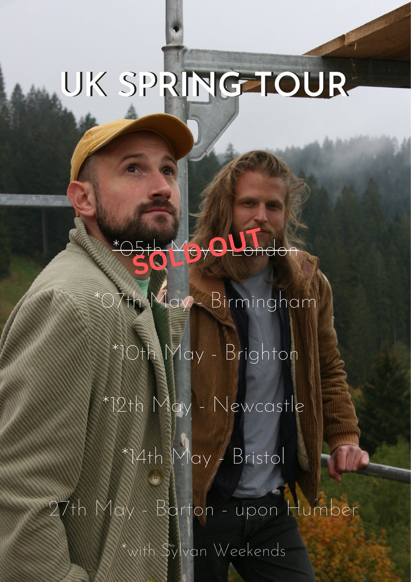 Will we see you this spring?!

London is now SOLD OUT. Thank you so much to you who have bought tickets, we’ll see you on the 5th of May.

As for the other cities, tickets are selling and they are not too far behind.