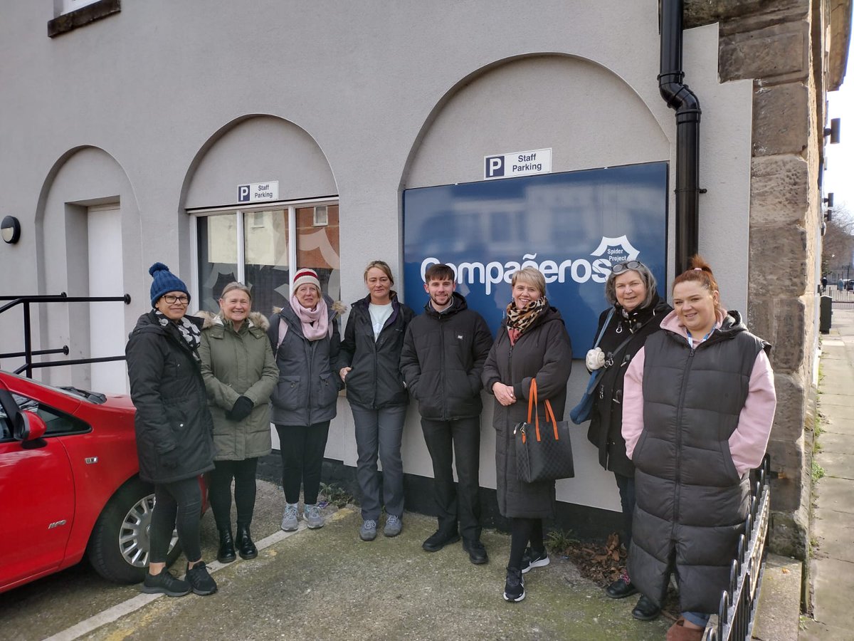 Our Heart of Care team and <a href="/cwpnhs/">Cheshire and Wirral Partnership NHS FT</a> colleagues out on #walkofcare today discovering organisations around the Wirral to support people in their recovery and in keeping well. <a href="/KitchenerLouise/">Louise Kitchener</a> <a href="/joanne_inman/">Dr Joanne Inman</a> #teamCWP #CSW #AHP