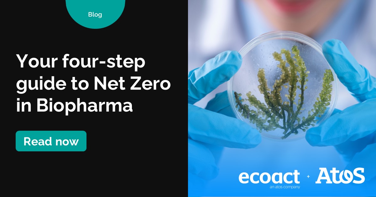 Discover Atos's prescription for achieving #NetZero in #biopharma. Our four-step approach can help your organization align with best practices and increase its #climate resilience ➡️ atos.net/en/blog/ecoact….