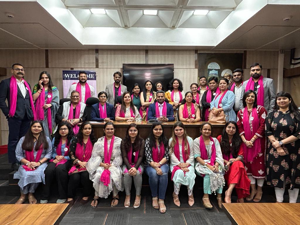 PinkandBlueIN's tweet photo. On this Women's Day, Pink &amp; Blue- Symbiotic Living celebrates the incredible power and strength of women everywhere. We recently organized a program where our members shared their inspiring stories, and it was amazing to see the struggles they overcame to achieve their success. https://t.co/YVBEEjlaqQ