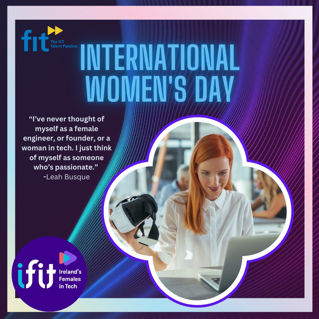Happy International Women's Day from
FIT
We're celebrating a growing number women in
Tech year on year
Between Female Tech Apprenticeships, Women
Choose Tech, Female Manufacturing Technician & a range of initiatives aimed at empowering women to consider a rewarding career in tech