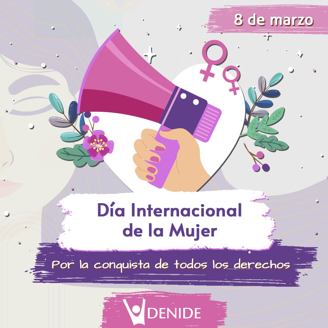 denidepy's tweet photo. 💜 Este día recordamos el Día Internacional de las Mujeres, conocido como #8M, un día de reivindicación de todos los derechos para todas las mujeres, buscando erradicar las desigualdades en el acceso a estos derechos universales.
#Igualdad #Derechos #Mujeres #Discapacidad #DENIDE https://t.co/P8ptmm9Guy