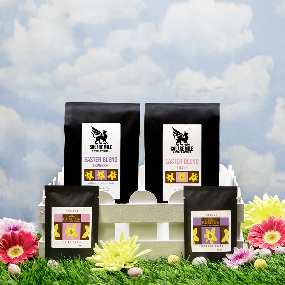 The Easter Blend is back! This year we teamed up with chocolatier @OfficialBullion to develop two mini chocolate bars to highlight the nuances across roast levels. Available as a limited Easter Blend Bundle, hurry to get yours! Visit our blog for more. buff.ly/3F2Hq4E