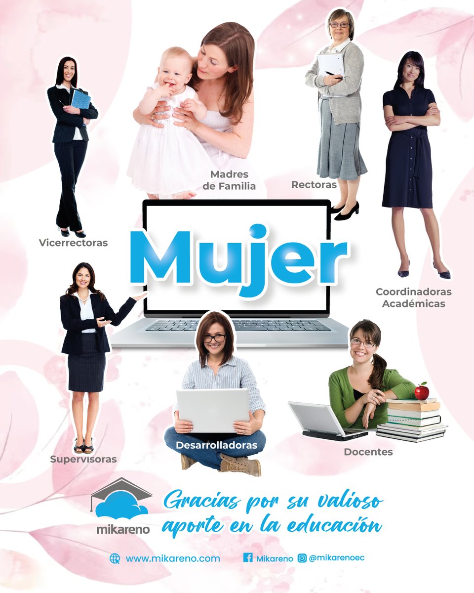 mikareno's tweet photo. 💖 Post de apreciación a todas las mujeres que aportan desde sus puestos a una educación de calidad.

A todas las 
🎓 Madres de familia
🎓 Directoras
🎓 Vicerrectoras
🎓 Coordinadoras Académicas
🎓 Supervisoras
🎓 Desarrolladoras
🎓 Docentes Mikareno https://t.co/vDSuLhfz09