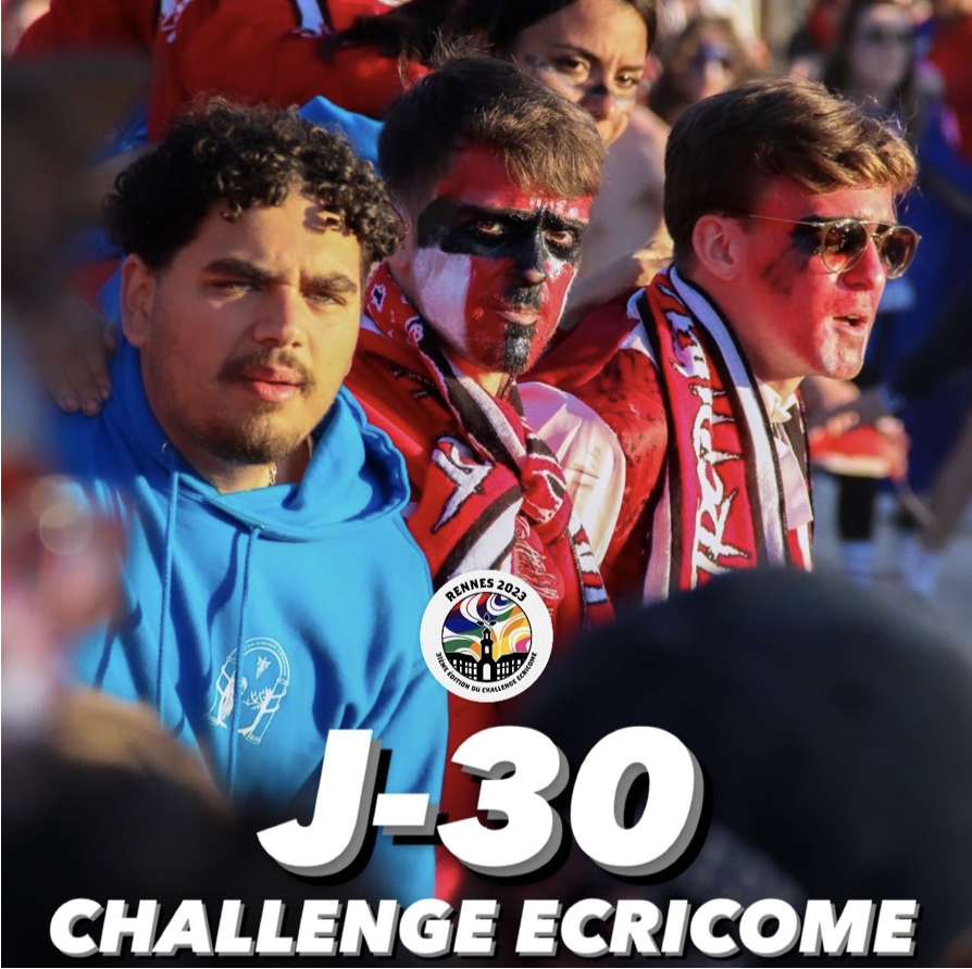 #ChallengeEcricome 🏆 | J-30 avant de nous retrouver pour la 31ème édition du <a href="/challecricome/">Challenge Ecricome</a> 2023 à Rennes !

Alors, êtes-vous prêts à honorer cette 31ème édition ?