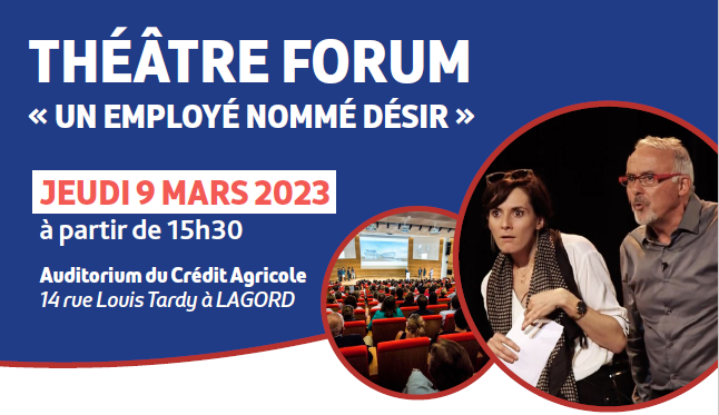 [#Recrutement] Job dating et théâtre ont au RDV demain à #LaRochelle. @LaCL2E et <a href="/CA_CMDS/">Crédit Agricole Charente-Maritime Deux-Sèvres</a> réunissent les entreprises du territoire <a href="/AggloLR/">La Rochelle Agglo</a>  #AvecPôleEmploi. Objectif ? Booster l’#emploi, l’#inclusion et de répondre aux besoins des entreprises du secteur de l’#industrie.