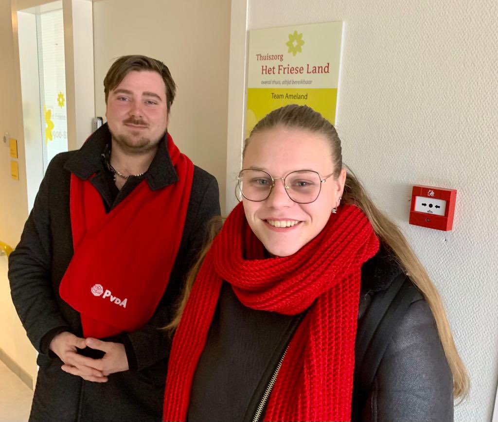 Vandaag op Ameland samen met <a href="/Bernardus_K/">Bernard Kostwinner</a> en <a href="/JaapStalenburg/">Jaap Stalenburg</a> in gesprek met <a href="/HetFrieseLand/">HetFrieseLand</a> en zorg-coöperatie Ameland. We gaan #oandebak om de zorg op het eiland bereikbaar en toegankelijk te houden!