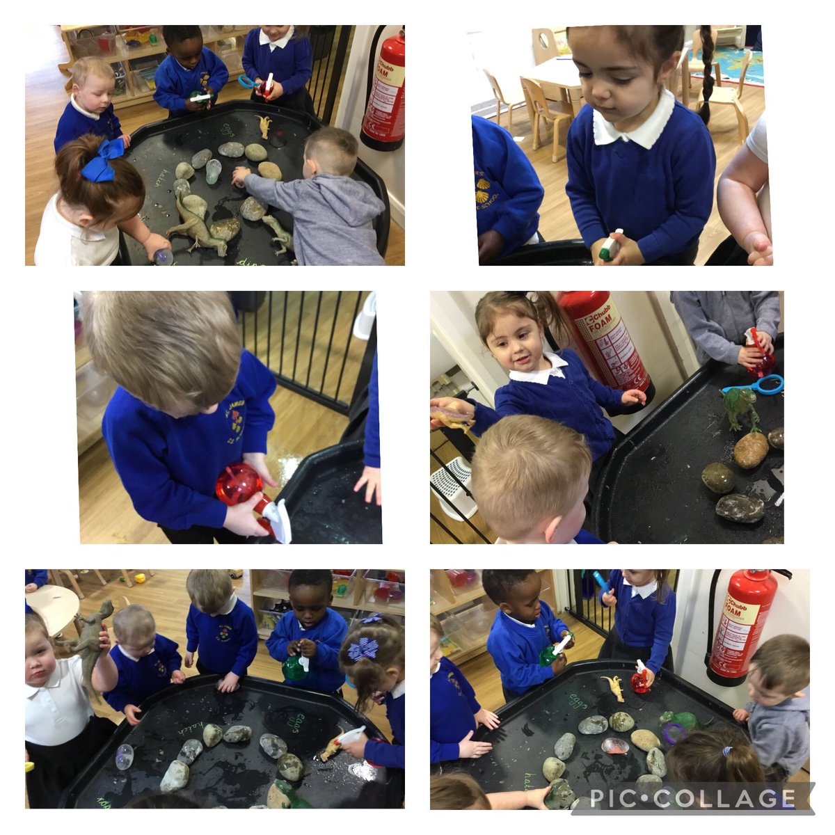 stjameswigan's tweet photo. A very exciting morning in Nursery, trying to hatch our dinosaur eggs! A lot of resilience and perseverance shown by our children this morning, as it took quite a while to reunite the baby dinosaurs with their parents. #ASPIRE #ASPIREEarlyyears #Stimulatingminds https://t.co/hoOA0BOJoj
