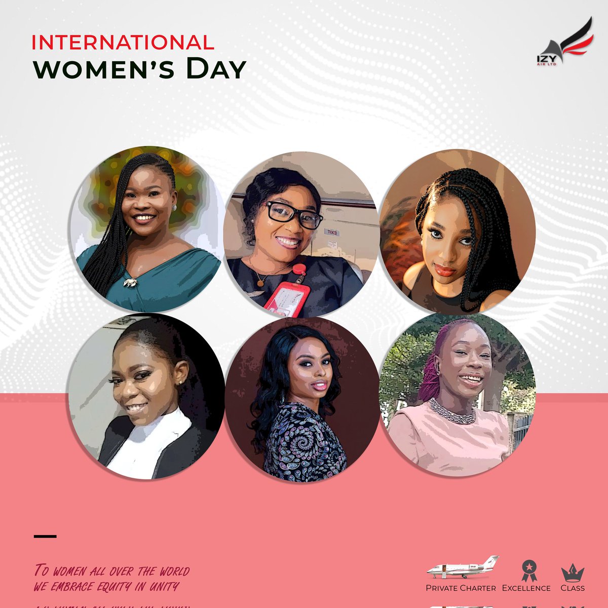 Izy_Air's tweet photo. Happy International Women's Day.
We appreciate your strength and resilience to take on challenges without a strand of hair amiss.

IZY AIR https://t.co/KgPeCk0NIw