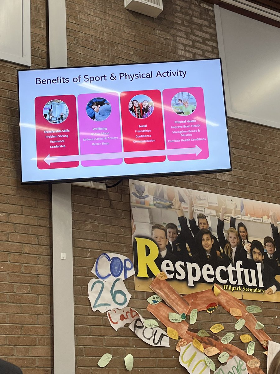 Celebrating International Women’s Day at Hillpark Secondary with two pupils representing <a href="/LochendHigh/">Lochend Community High School</a> discussing Gender Equality and Girls4Equality in sport and physical activity✨ <a href="/LfsGlasgow/">LFSGlasgow</a>