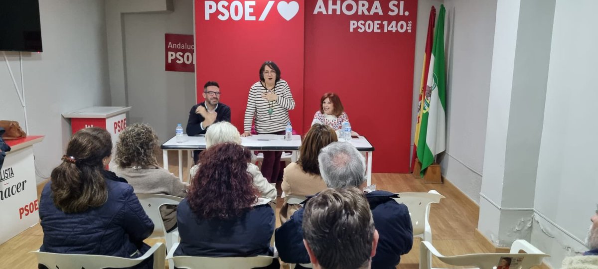 Ayer, nuestra Secretaria de Igualdad <a href="/lola7347/">lola alonso</a> organizó, con motivo del #8M una charla sobre mujeres y formación intelectual a cargo de Angelines Alonso Moraga Doctora en Biología y Catedrática de la Universidad de Córdoba.