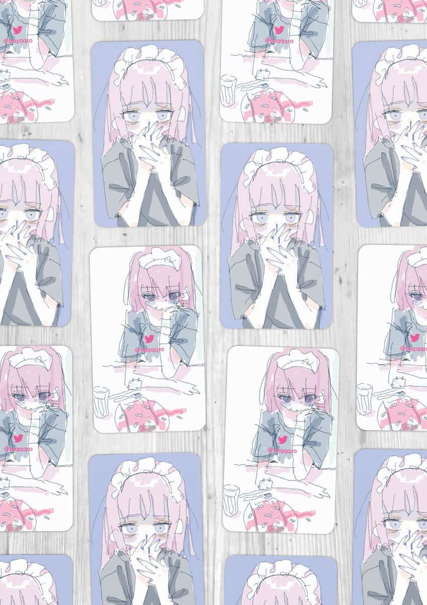 コミティア143新作 Booth価格一覧
①白濁MILK + B2ポスター ¥1,200
②バッジ 6個セット ¥1,200
③ステッカー ¥200
④名刺 ¥100(※)

※名刺は①～③を注文した方なら自動的に1枚無料で付いてきます 