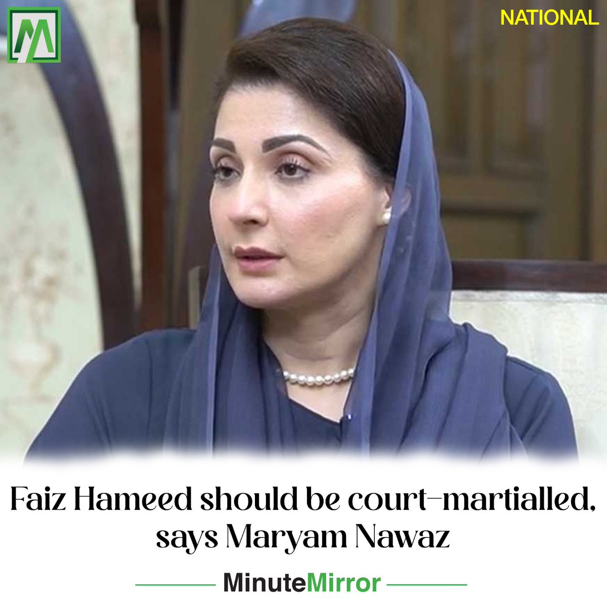 AliSajjadceo's tweet photo. Maryam Nawaz said that Faiz Hameed played a role in destroying the country by supporting the Imran administration for four years and played a role in #toppling the #PMLN government.
@MaryamNSharif #FaizHameed @pmln_org #PakistanPolitics 
@NawazSharifMNS
https://t.co/sntehAD0g5 https://t.co/8vB88DtozH