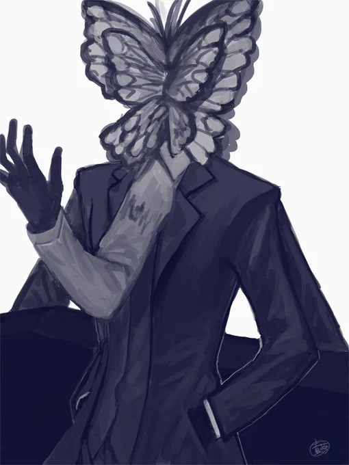 Project Moon作品プレイ歴&過去絵。Lobotomy Corporation(100%クリア済)…死んだ蝶の葬儀 Library Of Ruina(クリア済)…ローラン、アンジェラ、ホクマーLimbus Company…ヴェルギリウス主に好きなキャラ。アブノーマリティはほかも色々好き。規制済はリンバスで規制無し姿でてくるかなあ…。 