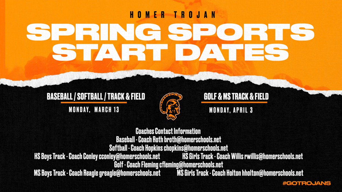 HomerTrojanAthletics (@homer_athletics) on Twitter photo 