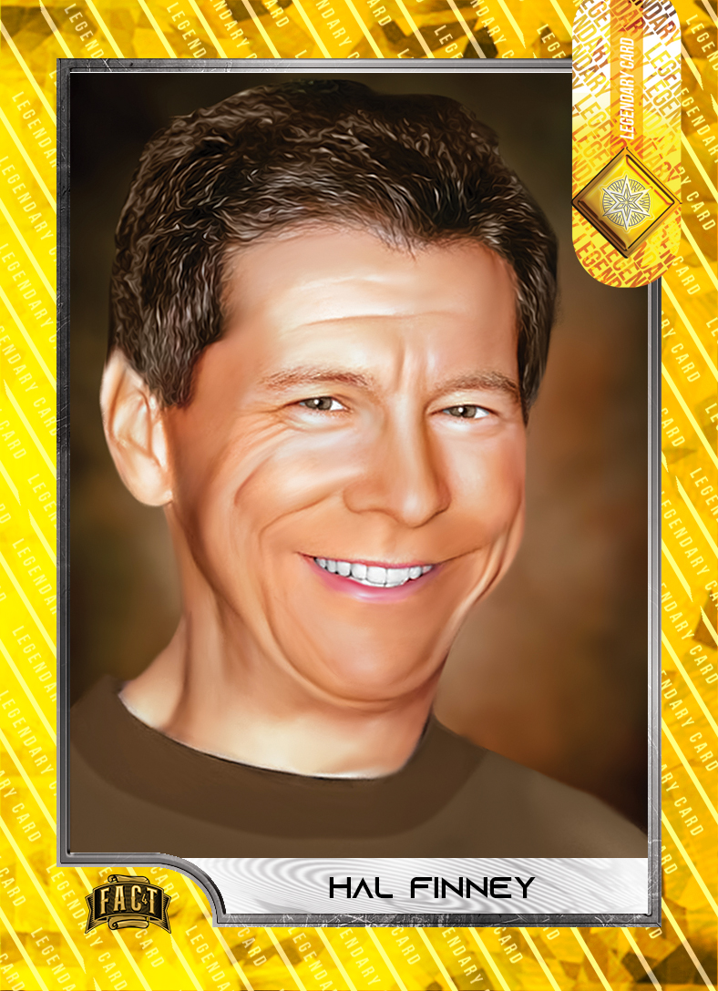 Card of the Day Hal Finney Series One Card #15 Rarity: Legendary [1/100]