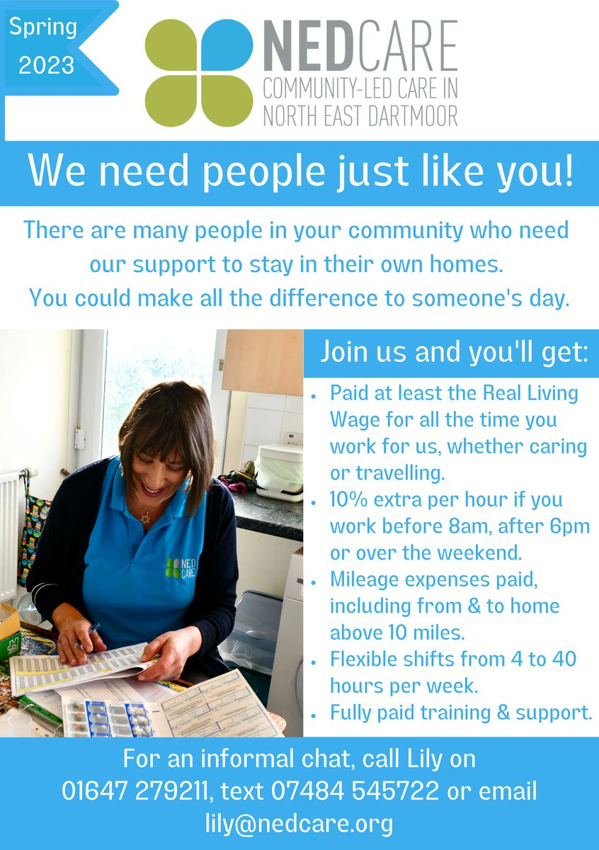 mrmaximart's tweet photo. They have been so brilliant for us
#Dartmoor #Devon #carework #career #recruitment #Nedcare https://t.co/lKhg4pn6v1