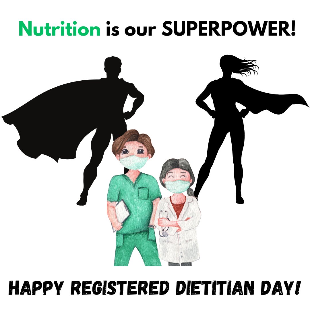 Today is National Registered Dietitian Day!  Dietitians are your experts in nutrition!  Please take a moment to thank all those special RD's in your life!  #NutritionisaScience