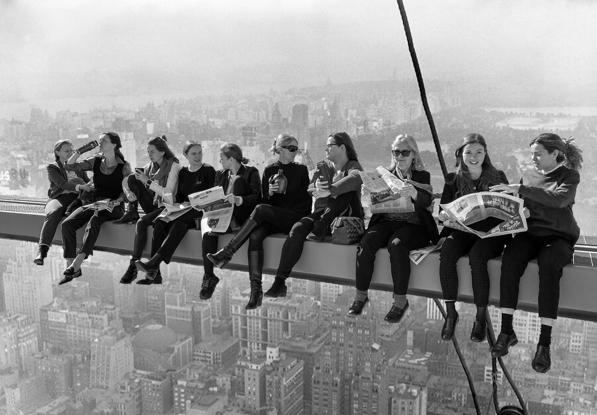 Fearless women of the German Embassy have broken the glass ceiling and met for lunch atop a skyscraper. We wish you a Happy International Women's Day! ♀️ #internationalwomensday #frauentag