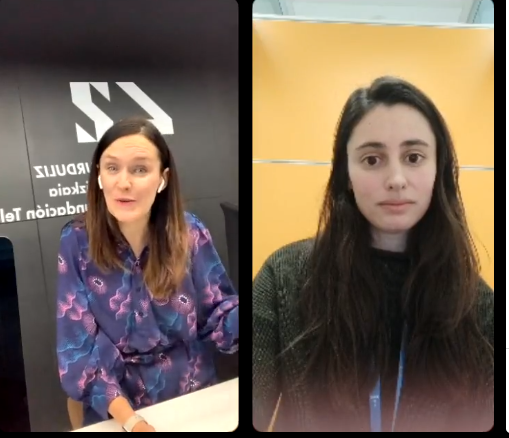TelefonicaTech's tweet photo. 🔵@EstiLeon, de @42UrdulizFTef: 'Normalmente animo a que todos los perfiles vengan a nuestros centros a aprender a programar. Es una capacidad que necesitas si, por ejemplo, tienes un negocio local. Al igual que conocimientos en marketing'. #TrendingTechies https://t.co/JcKZV9FyYV