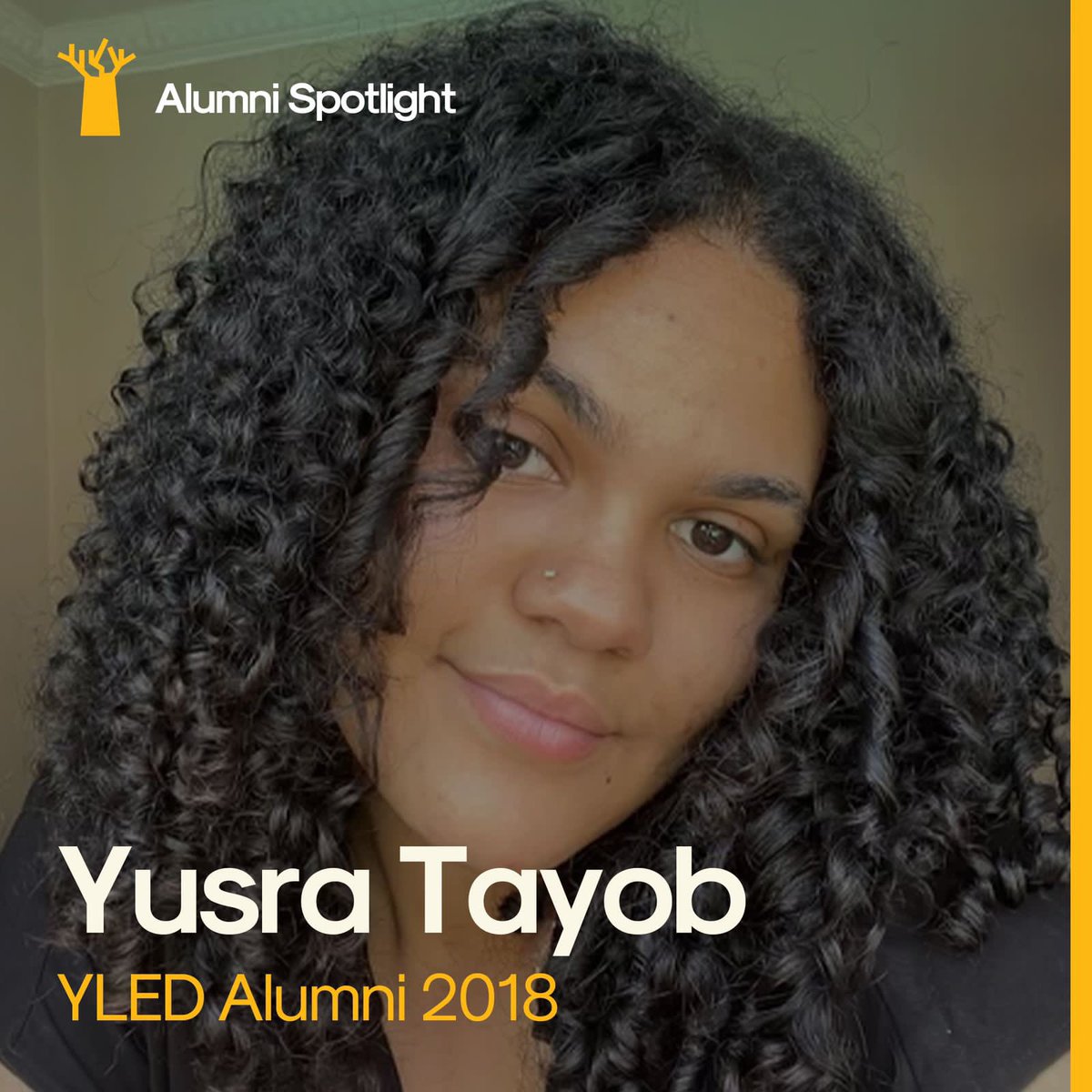 yledsa's tweet photo. Alumni Spotlight~Yusra Tayob

#yledsa #forgeahead #youthdevelopment https://t.co/R6sZvVgMqp
