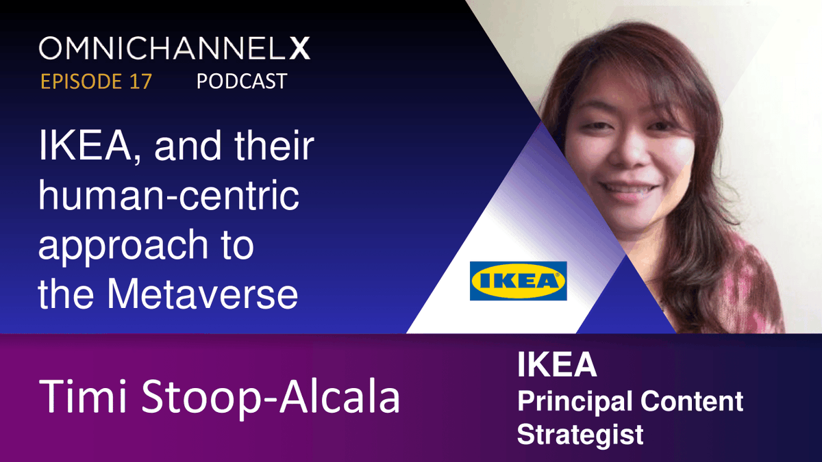 nozurbina's tweet photo. "Most of the time, when you start talking about the metaverse, the conversation is around the technology and the platform, but it's really about the content." Timi Stoop-Alcala (@delunna) of IKEA and I chat more about content and the #metaverse.
https://t.co/BKBYm71Owe https://t.co/90KZYVQWcH