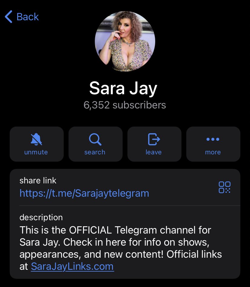 TW Pornstars - Sara Jay Official. Twitter. This is my only official Telegram  in case you arent in. 1:09 PM - 8 Mar 2023