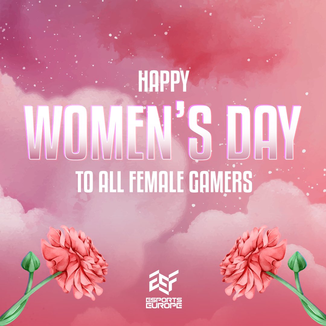 Happy International Women's Day to all the incredible women in esports! Today we celebrate your achievements and contributions to our industry. 💪 We are proud to have so many talented and passionate women in our European Esports Federation community!#InternationalWomensDay