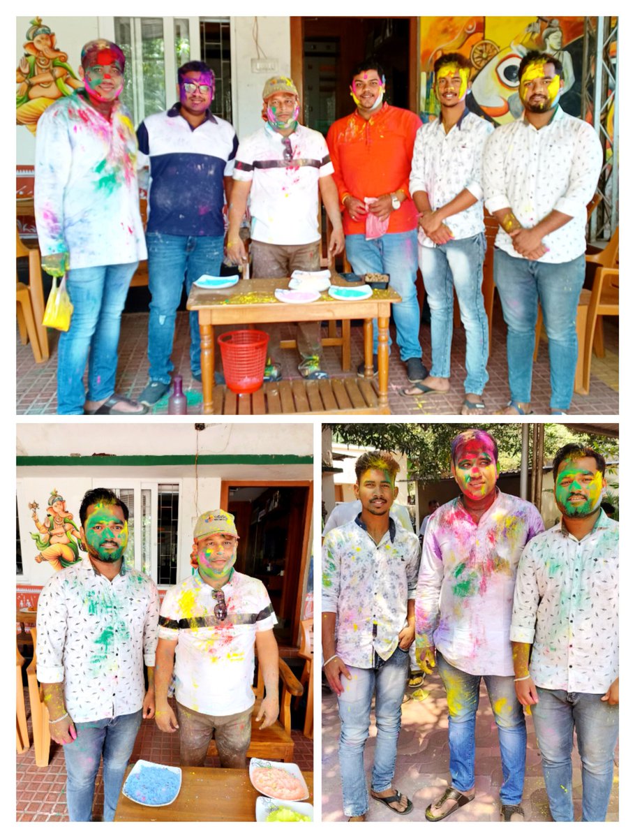 Bhabesh_2001's tweet photo. ଧର୍ମଶାଳାର ମାନ୍ୟବର ବିଧାୟକ ଶ୍ରୀଯୁକ୍ତ ପ୍ରଣବ କୁମାର ବଳବନ୍ତରାୟ ତଥା ଆମ ସଭିଙ୍କର ପ୍ରିୟ ଜିତୁ ���ାଇଙ୍କ ବାସ ଗୃହରେ "ହୋଲି" ଅବସରରେ ବିତାଇଥିବା କିଛି ମୁହୂର୍ତ୍ତ।।
#bjd 
#pranab_balabantaray https://t.co/iMaC6iTvm2