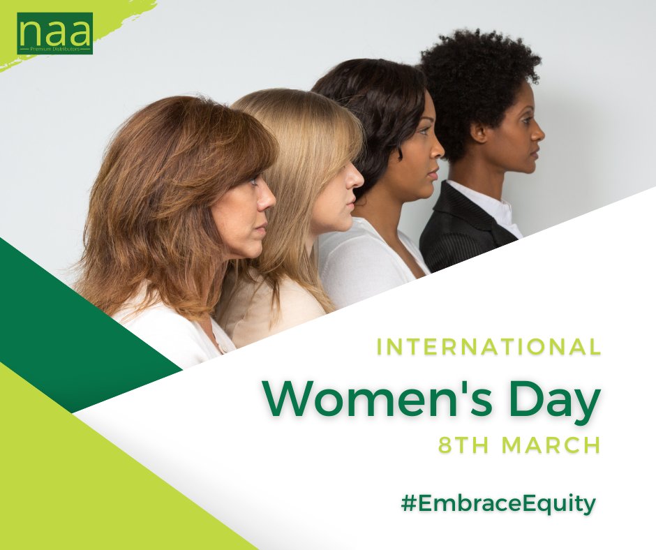 Happy International Women's Day! We're proud to have a powerful, passionate, and resilient team of women at N.A.A. We value each and every member of our devoted team and are committed to developing our female employees further. #IWD2023  #EmbraceEquity