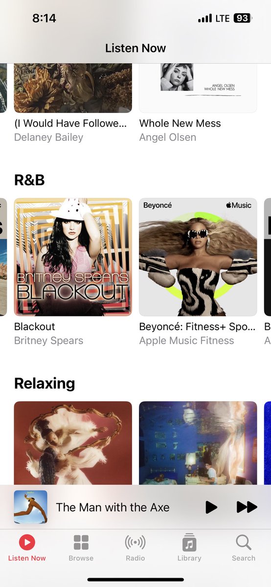 DSanders_96's tweet photo. No shade to miss Brit but is this made me want to switch to Spotify 😭 https://t.co/s9nny6w29K