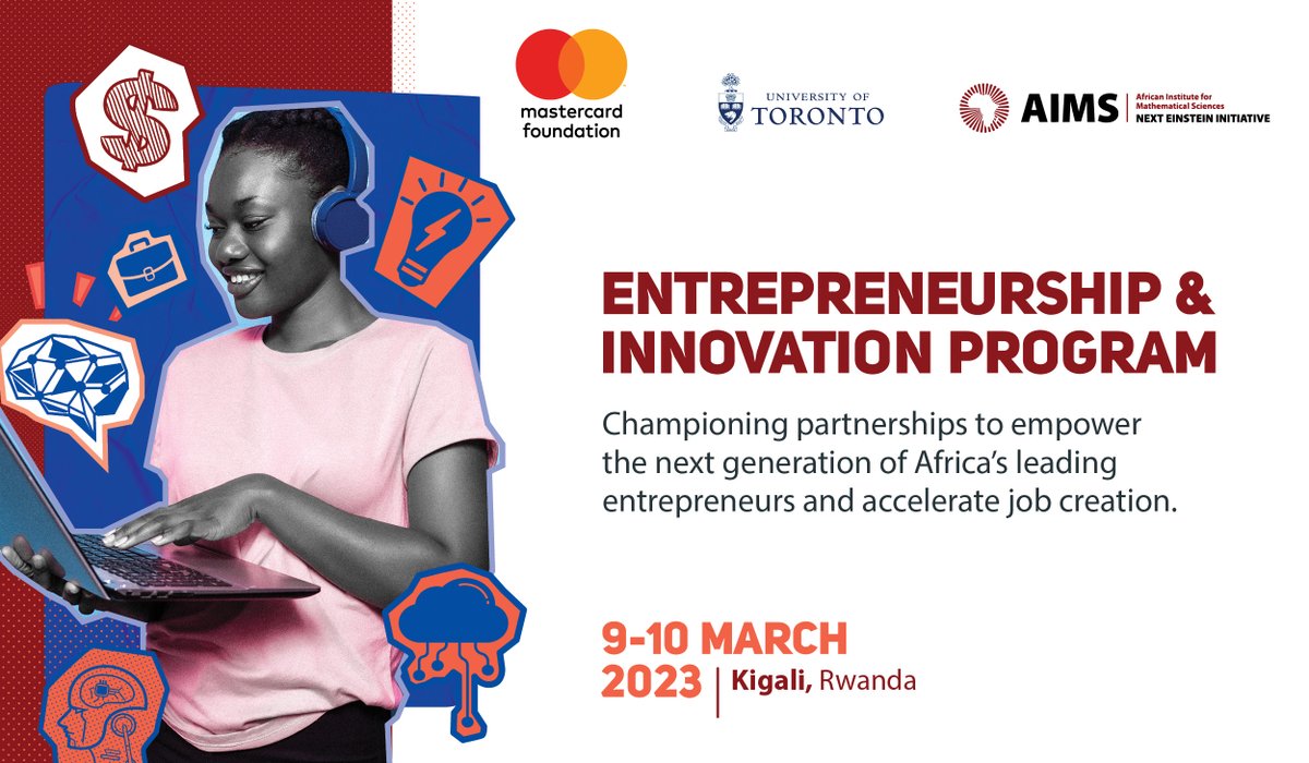 #UpcomingEvent
Tomorrow, we will kick start a 2 day a workshop with key stakeholders from the entrepreneurship and innovation ecosystem in #Africa and beyond to discuss the newly designed AIMS Entrepreneurship and Innovation Program.  Stay tuned! #Innovation #Entrepreneurship
