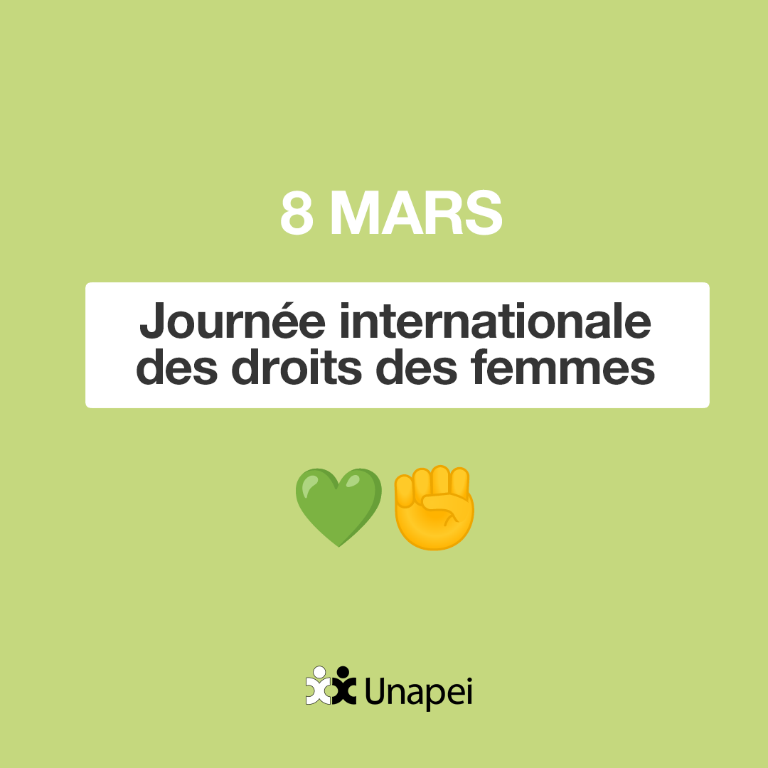 🟢 #JournéeDesDroitsDesFemmes 
Avoir un proche en sit. de #handicap intellectuel, c'est très souvent en devenir l'aidant à vie… Et c'est en grande majorité un rôle endossé par les femmes.