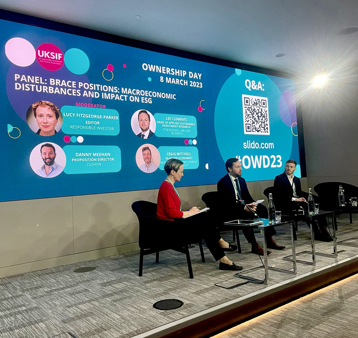 Macroeconomic disturbances and impact on ESG, last panel of the day at Ownership Day and we have speakers from <a href="/RI_News_Alert/">Responsible Investor</a>, <a href="/FTSERussell/">FTSE Russell, An LSEG Business</a>, <a href="/WeAreCushon/">NatWest Cushon</a> and <a href="/nestpensions/">Nest Pensions</a> discussing how recessions, pandemics, and natural disasters impact asset ownership and financial portfolios.