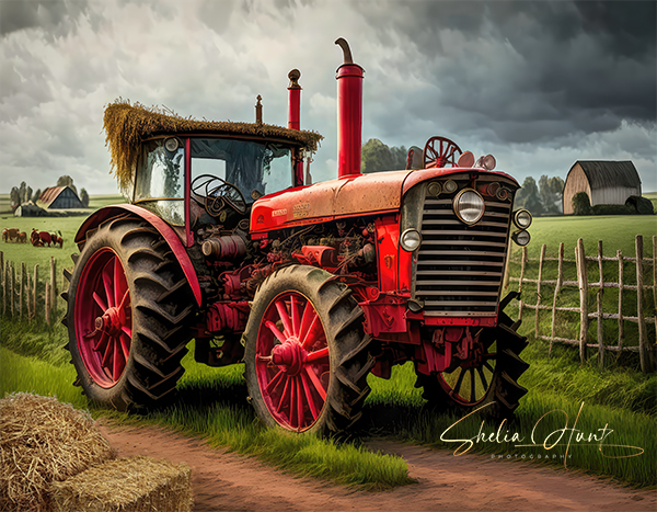 '𝐓𝐇𝐄 𝐎𝐋𝐃 𝐅𝐀𝐑𝐌 𝐓𝐑𝐀𝐂𝐓𝐎𝐑”
New Artwork from our #NortheastTennessee Gallery at bit.ly/41S97XD

#tractor #redtractor #farm #heartland #Tennessee #AppalachianMountains #farming #agriculture #rural #FineArt #homedecor #AYearForArt #BuyIntoArt #tractors #country