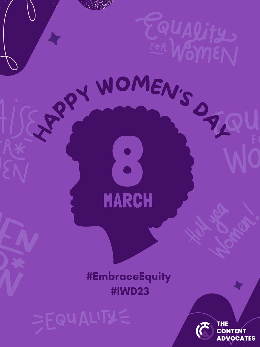 TCA_StartupHQ's tweet photo. Happy International Women's Day to the wonderful and creative women in tech! ๐ ๐ฅณ
When the world is better for women, it's better for all of us.
Let's embrace equity by taking steps to make the world a better place for everyone. #IWD2023 #EmpowerWomen #IWDtheme
#EmbraceEquity https://t.co/hOZjhXLbG9