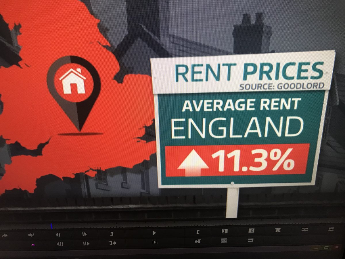 New figures show “shocking” scale of rent rises - see ⁦@ITVEveningNews⁩