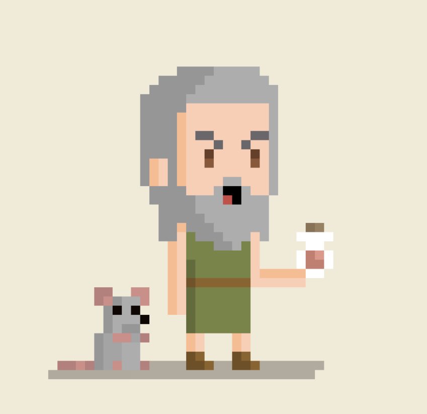 😳The last thing Wilton the Wiz expected. His potion to enhance his Web3 abilities (so he could “get that bag” &amp; become an “Alpha Wizard”) had gone horribly wrong. 

Instead of getting better at controlling blockchain, he was pixelated INTO the blockchain. Wrong potion?
#wwlore