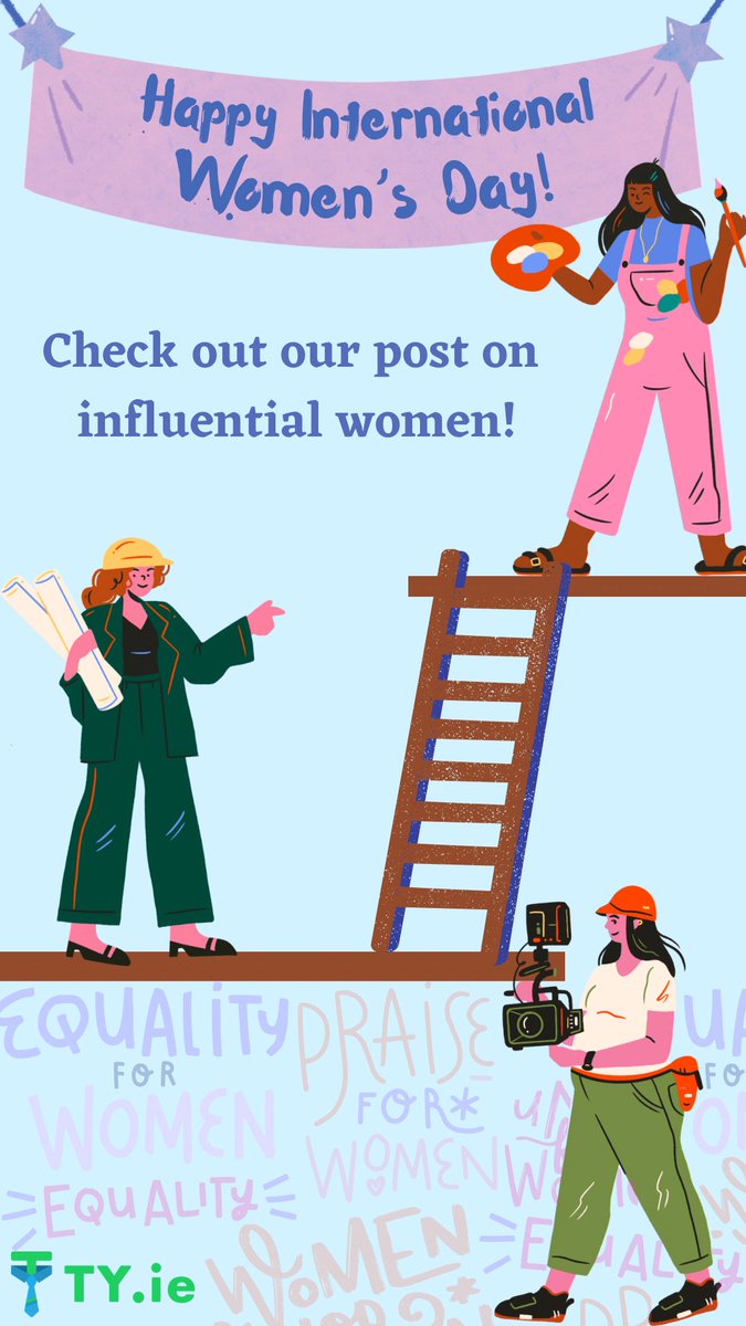 Today we're celebrating #InternationalWomansDay by acknowledging just some of the great achievements of Irish women in the past few decades.