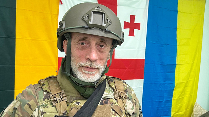 theoverview_'s tweet photo. Nadim Khmaladze, a #Georgia' fighter in #Ukraine, arrested in #Tbilisi and is allegedly being detained. As his friends report he was going to join again the rally in front of Parliament
#StandWithUkraine #GeorgiaIsEurope
#FreedomUnderSiege #NoToRussianLaw
https://t.co/P5XWh5pxEQ https://t.co/sbRX9N4Nos