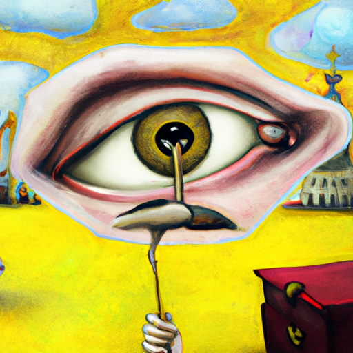 tunebotic's tweet image. Behind the Eyes [prompt: behind the eyes in the style of a Dali painting]

#ElectrophonicChronic by #TheArcs