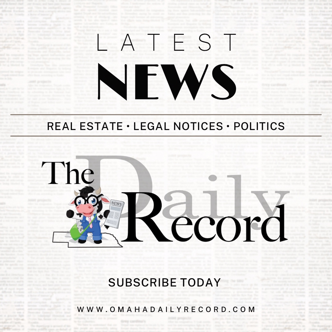 Keep up to date on the latest news that matters to you! We are reporting news that impacts the people of Omaha and the surrounding areas. 

Join us daily as we dive into the stories that aren't being shared in the media, OmahaDailyRecord.com.