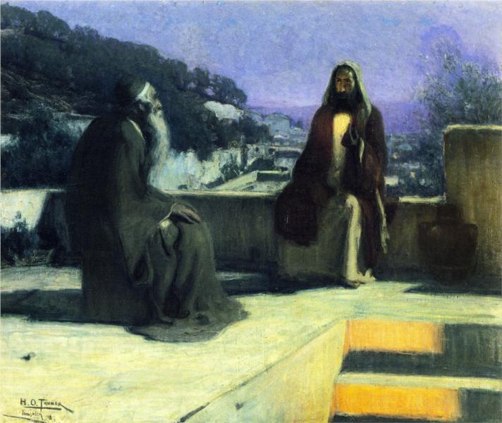"For God did not send his Son into the world to condemn the world, but to save the world through him."
-John 3:17

Images: "Study for Nicodemus Visiting Jesus" and "Nicodemus Visiting Jesus" by Henry Ossawa Tanner, 1899
#lent #easter #jesus #art #faith #christianart